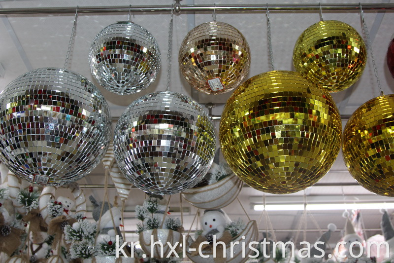 multicolor mirror ball